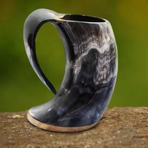 Viking écologique corne de boeuf bière tasse polie buffle corne tasses pour décor prix usine - Product Image 6