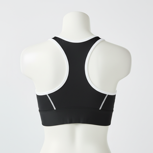 Custom Two Tone Sports <b>Bra</b> Contrast Color Panel Yoga Top High Impact Sleeveless Workout Gym <b>Bra</b> Athletic Wear for Women - Product Image 5
