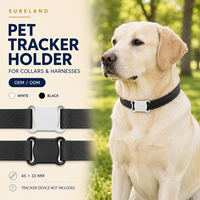 Nouveau collier de localisation pour animaux de compagnie pour chiens et chats avec fonction de positionnement GPS anti-perte, matériau PC, appareil intelligent LEXER-22