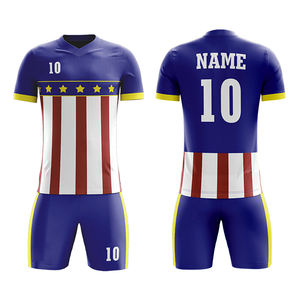 Ropa de fútbol Equipo Camiseta de fútbol Versión Ropa de jugador de fútbol deportiva Conjunto completo Uniforme de fútbol Camisetas de fútbol - Product Image 2