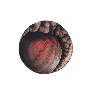 Plaque de recharge en bois décorative pour la maison Hôtel Restaurants Plaque de recharge en bois fini rouge poli Hot Selling Kitchen - Product Image 4