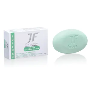 出口优质JF硫磺5% 肥皂100克治疗痤疮易发皮肤不引起皮肤干燥