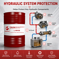 Huiles hydrauliques Great Wall Iso 68 Power up Anti-usure Longue durée de vie 46,68,100