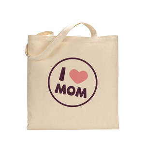 Circular <b>Love</b> Customizable Tote Bag Mother's Day Gift Tote Bags - Product Image 1