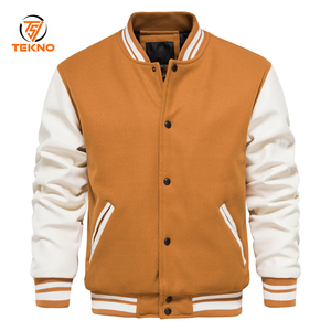 Venta caliente Productos de invierno Nuevo diseño Chaqueta universitaria para hombres Ropa personalizada Chaquetas universitarias para hombres para adultos Servicio OEM - Product Image 1