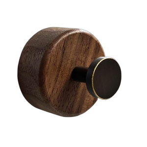 Cintre en bois à mur unique crochet monté porte-manteau en bois naturel nouveau produit crochet mural en bois de hêtre - Product Image 4