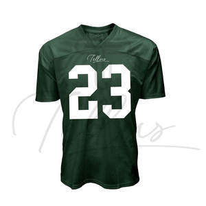 Maillot de football américain pour jeunes garçons, manches courtes, léger, confortable, fabriqué en usine, haute qualité, 100% polyester - Product Image 5