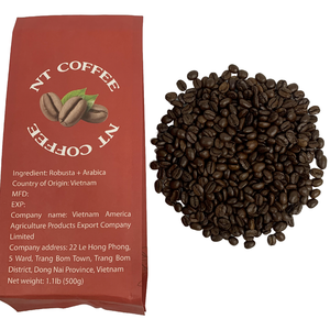 กาแฟคั่วสด80% โรบัสต้า20% อาราบิก้าคั่วเมล็ดกาแฟอิตาเลี่ยน - Product Image 1