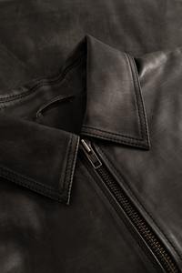 Chaqueta extragrande de cuero de vaca para hombre con estilo, ropa informal para hombre, tela de alta calidad 100% con logotipo personalizado e impresión Digital - Product Image 6