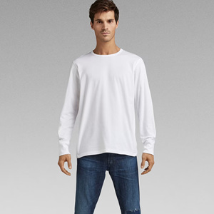 Custom <b>Men's</b> Blank Plain Long Sleeve Cotton <b>White</b> <b>T</b> <b>Shirts</b> <b>T</b>-<b>shirt</b> for <b>men</b> - Product Image 4