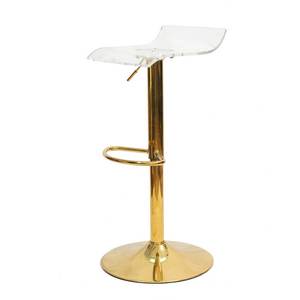 Contemporary Acrylic <b>Bar</b> <b>Stool</b> with Swivel and Height <b>Adjustment</b> GAK-631 for Kitchen Club Home <b>Bar</b> Cafe Use <b>Bar</b> Furniture - Product Image 2
