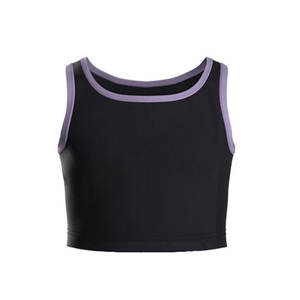 Haut de danse Cheer Shell en tissu athlétique léger, conçu pour l'entraînement et la scène, design respirant - Product Image 1