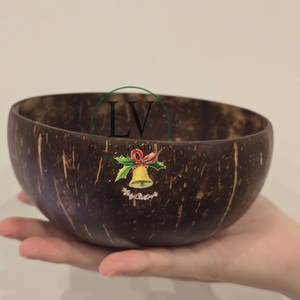 Meilleur prix Bols en coquille de noix de coco biodégradables faits à la main et écologiques Décoration de cadeau de Noël Vietnam - Product Image 4