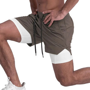 Custom Logo Color Double Layer Designer Comfort <b>Shorts</b> Lining Summer Sublimation All Over Print Blank <b>Short</b> <b>Men</b> <b>Mesh</b> <b>Shorts</b> - Product Image 4