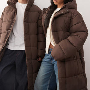 Chaqueta Acolchada Informal para Mujer, Gruesa, con Capucha, Relleno de Poliéster, Tejido con Memoria, Resistente al Viento y con Función Térmica para Invierno - Product Image 3