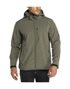 Chaqueta Softshell personalizada para hombre de Boomletcorp de alta calidad 100% tela de lona Original cómoda cálida para invierno - Product Image 1