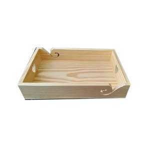 Bandejas de servicio de madera Premium y elegantes para sus mesas de comedor Bandejas de madera decorativas - Product Image 6