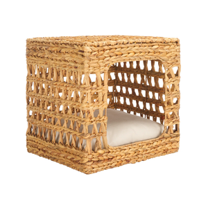 Vente en gros de lit douillet en jacinthe d'eau de qualité supérieure tissé à la main pour chats chiens bon prix du Vietnam - Product Image 1