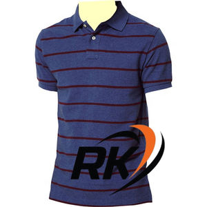 Crew Fitness Hombres Peso ligero Manga corta para camisetas de polo Mejor diseño Patrón sólido Material de algodón/poliéster Precio OEM - Product Image 1