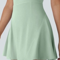 Conjunto Deportivo de Tenis de 2 Piezas para Mujer, Transpirable, de Secado Rápido, Anti-UV, Falda y Top para Verano, Fitness, Running y Práctica Deportiva