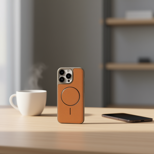 Funda Magnética de Cuero Genuino de Diseño Premium y Lujoso para Teléfono Móvil 17 Air, Ofrece Máxima Protección y Estilo - Product Image 3