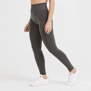 Pantalones de yoga elásticos de tendencia, cintura cruzada hecha a medida, mallas de secado rápido para mujer, ropa deportiva con sublimación personalizada - Product Image 5