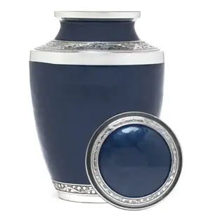 <b>Heavy</b> <b>Duty</b> Metal Urn for Human Ashes with Smooth Finish and Secure Lid for <b>Safe</b> and Respectful Long Term Storage - Product Image 6