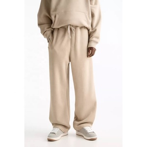 2025 Venta caliente invierno con capucha de gran tamaño de lana sólido pulóveres sudaderas con capucha pantalones conjuntos deportivos chándal al por mayor - Product Image 3