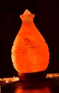 Lampes en forme de Surahi de l'Himalaya avec accessoires, lampes au sel de l'Himalaya de qualité supérieure, lampes au sel de l'Himalaya en gros - Product Image 3