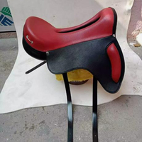Selle d'endurance de cheval anglais fait main PVC/cuir couleur personnalisée poids léger d'Inde