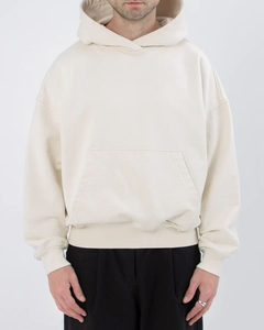 Sudaderas con Capucha Casuales Unisex para Hombre, Invierno, Color Sólido, 100% Algodón, Felpa Gruesa de 350 g/m², Diseño con Bolsillos, Calidad Premium, Venta al Por Mayor - Product Image 5