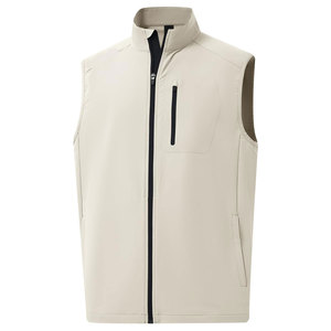 Chaleco sin Mangas con Cuello Alto y Múltiples Bolsillos, Servicio OEM, Ropa Exterior para Hombre, Chaleco Cortavientos de Forro Polar Transpirable - Product Image 1