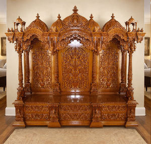 Puertas de Madera de Teca Ashtalakshmi para Templos, Resistentes al Agua, de Lujo, para Puja - Product Image 4