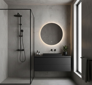 Espejo Inteligente <span class=keywords><strong>LED</strong></span> con Tira <span class=keywords><strong>de</strong></span> Luz Oculta Sin Marco <span class=keywords><strong>para</strong></span> <span class=keywords><strong>Baño</strong></span> <span class=keywords><strong>de</strong></span> Hotel, Diseño Minimalista <span class=keywords><strong>de</strong></span> Lujo - Product Image 3