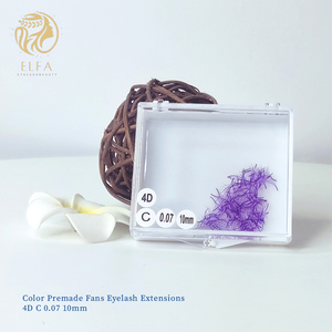 Extensiones de Pestañas Pre-fabricadas Profesionales Promade, Fibra PBT Coreana, Hechas a Mano, Naturales, Largas, Ultra-Rápidas, Estilo Wispy, Curvatura CC - Product Image 5