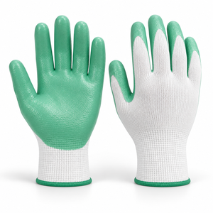 High Performance Nitrile Coated <b>Gloves</b> Anti-Chemical Anti-Slip 10mil Thickness <b>Moisture</b>-Wicking Silicone-free Powder-free Knit - Product Image 1