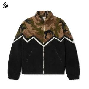 Veste Sherpa moderne design personnalisé vente en gros veste polaire zippée veste d'hiver personnalisé Sherpa polaire vente en gros - Product Image 1