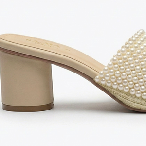 Aria Pearl - Sandalias de Tacón Alto con Tira Única 502 F, Tacón de Aguja de 5 cm, para Bodas o Nueva Temporada - Product Image 3
