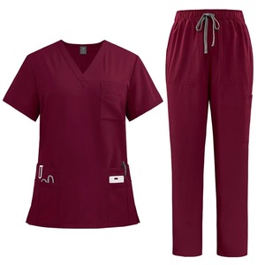 Uniformes Médicos Unisex para Hombre y Mujer, Ropa de Enfermería, Traje de Belleza, Conjuntos de Enfermera, Ropa de Trabajo de Dentista, Tops Clínicos, Pantalones - Product Image 2