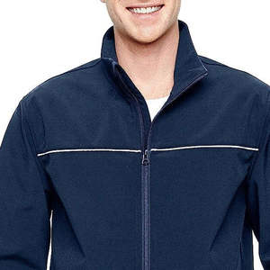 Veste coupe-vent pour homme, vente en gros, haute qualité, personnalisée, randonnée en plein air, décontractée, imperméable, col montant, logo frontal, hiver - Product Image 6