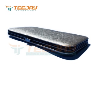 แหนบแม่เหล็กสีเงินแวววาว,เคสสำหรับขนตาสามตัวแหนบคิ้ว Pinza โลโก้ที่กำหนดเองจัดส่งที่รวดเร็ว - Product Image 4