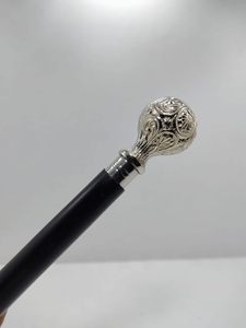 Bastón con mango de latón Vintage bastón con cabeza de globo para abuelos regalo antiguo - Product Image 3