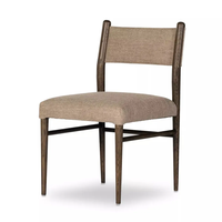 Chaise de salle à manger en bois massif contemporaine - Design minimaliste et chic moderne pour restaurant, hôtel, café, centre commercial, maison, bar