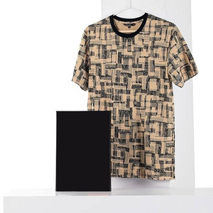 เสื้อยืดผู้ชายระบายอากาศได้ดีคุณภาพสูงผลิตจากผ้าฝ้ายครึ่งแขนเสื้อลำลอง - Product Image 6