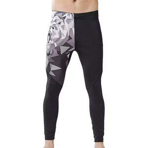Nouvelle vente en gros de leggings de Sublimation complète pantalon de compression pour hommes garçons pour l'entraînement vêtements serrés respirant prix bon marché - Product Image 6