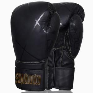 Équipement de combat d'entraînement respirant en cuir de vachette adulte gants de boxe et gants de kickboxing pour boxeurs - Product Image 5