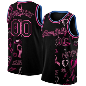 Camisetas de baloncesto con logotipo personalizado, uniformes deportivos de baloncesto al por mayor, camisetas de baloncesto de poliéster transpirables para hombre - Product Image 4