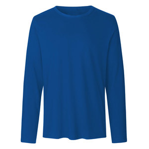 Vente en gros T-shirts décontractés 100% coton à manches longues confort basique pour hommes chemise à manches longues GSM bas - Product Image 5