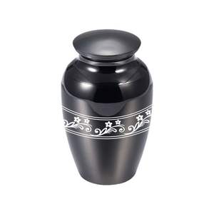 Urna de Cremación Azul Plateada con Diseño de Mariposa Grabado, Urnas Metálicas para Funerales, Urna de Cremación Hecha a Mano, Último Modelo, Mejor Precio - Product Image 6