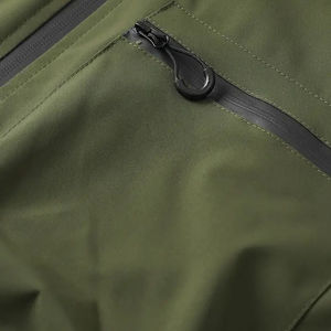 Men's Customizable Windproof Hooded <b>Cardigan</b> Jacket for <b>Spring</b> Autumn All-Match Solid Color Sports Outdoor Stand High Street - Product Image 3